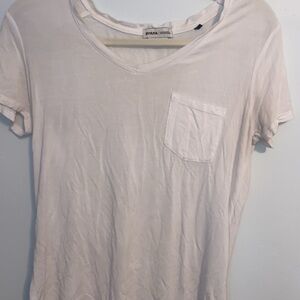 Prana Cream Short Sleeve Relaxed Tee